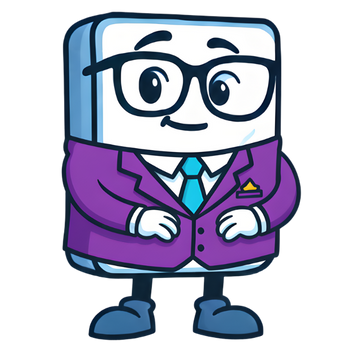 Mattress mascot in a suit introducing lead generation tools